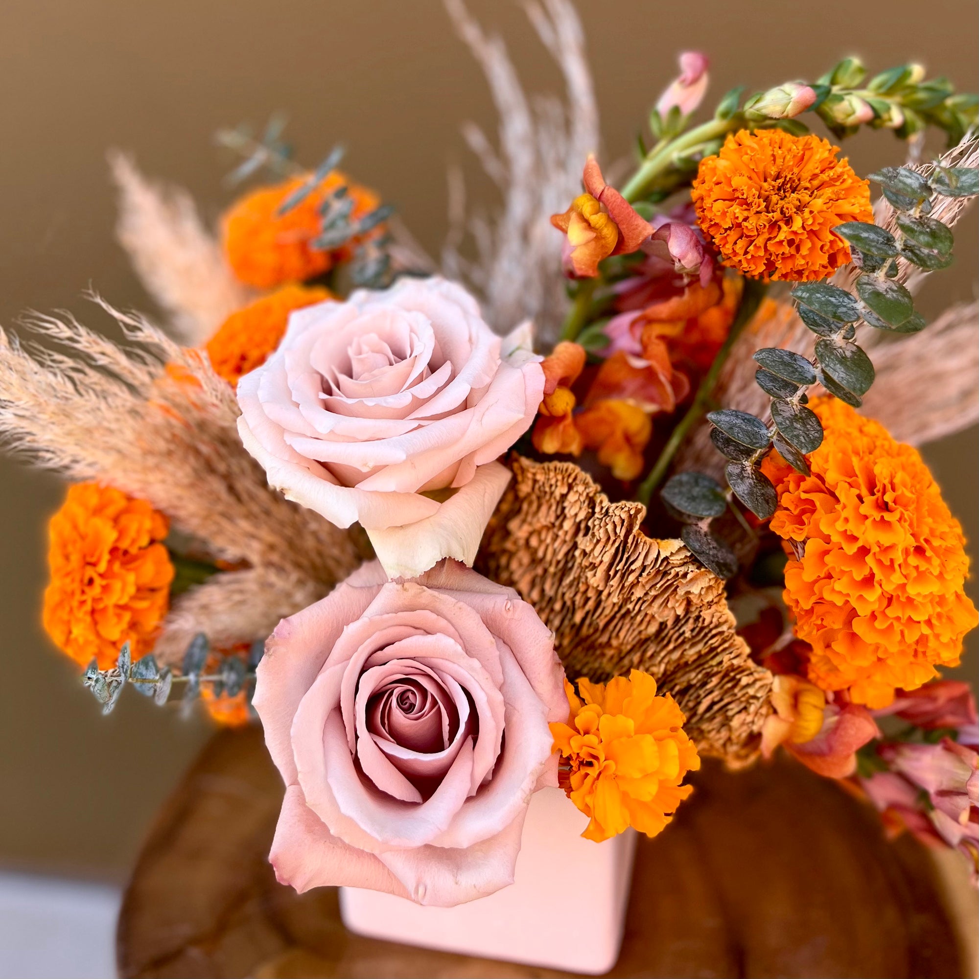 Rustic Charm: a Beautiful Bouquet of Dried Wildflowers for a Warm