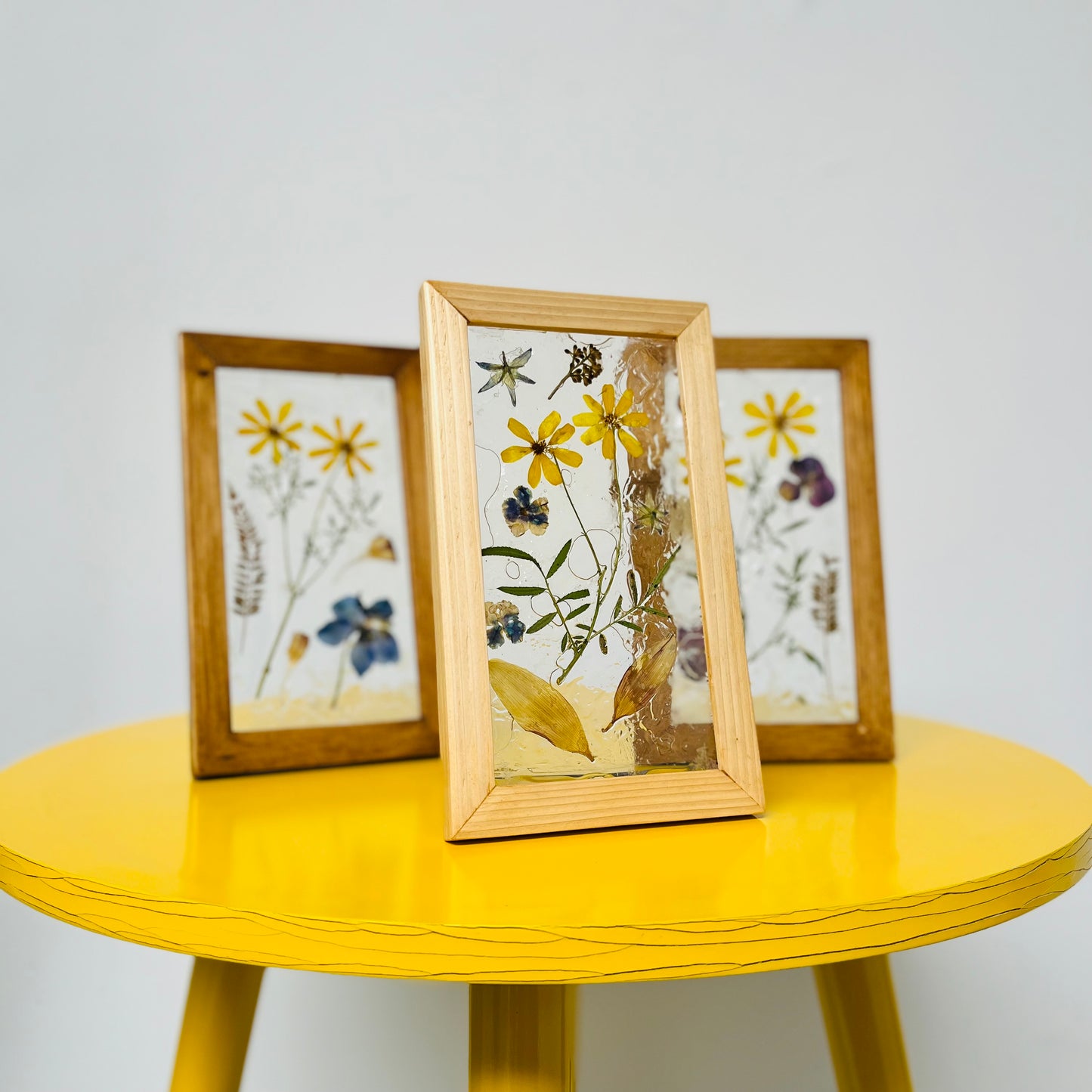 Framed Pressed Flowers - The English Garden