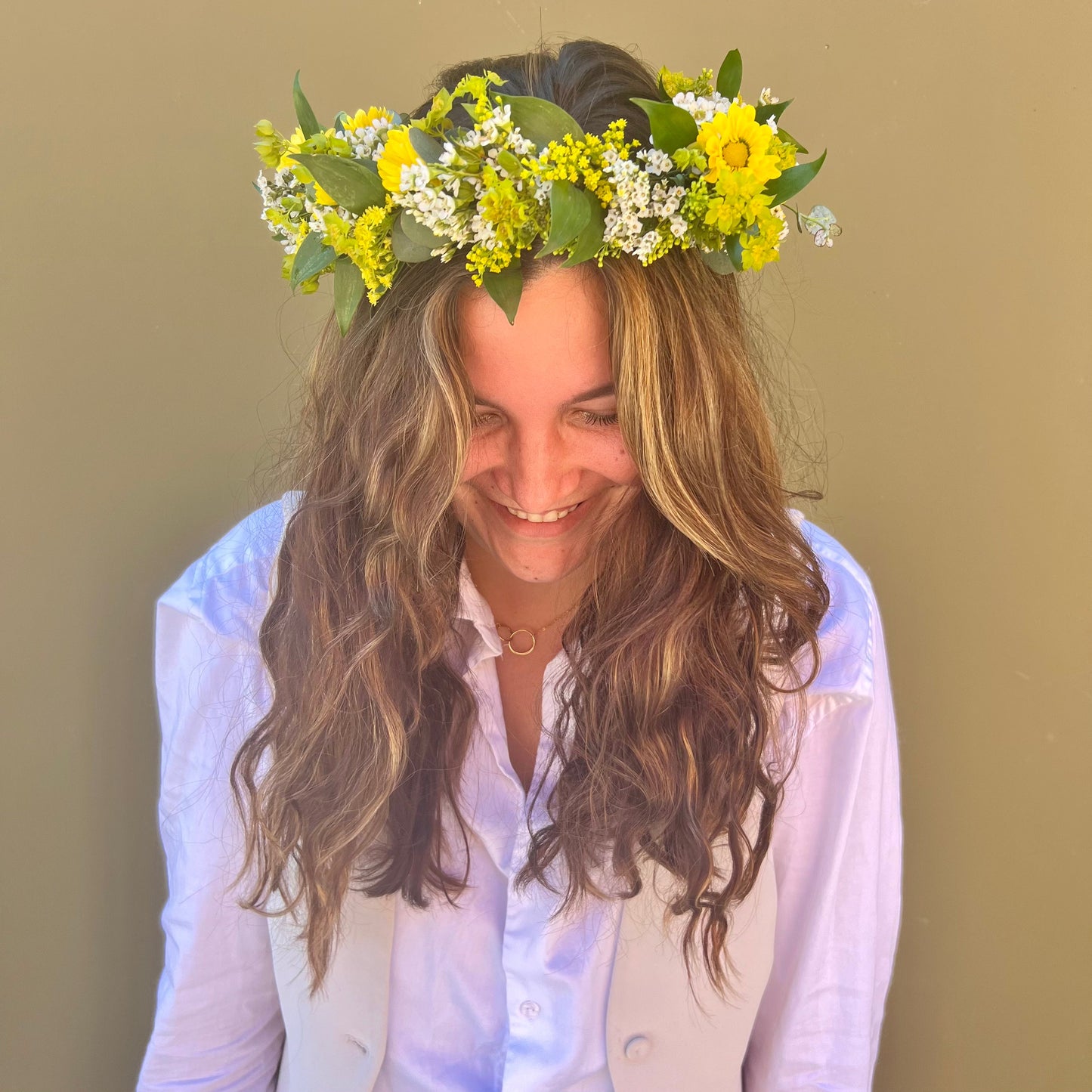 Fresh Flower Crown - The English Garden