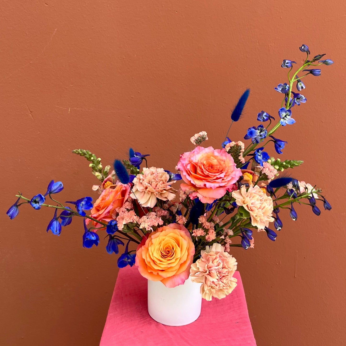 Tangerine & Cobalt - The English Garden