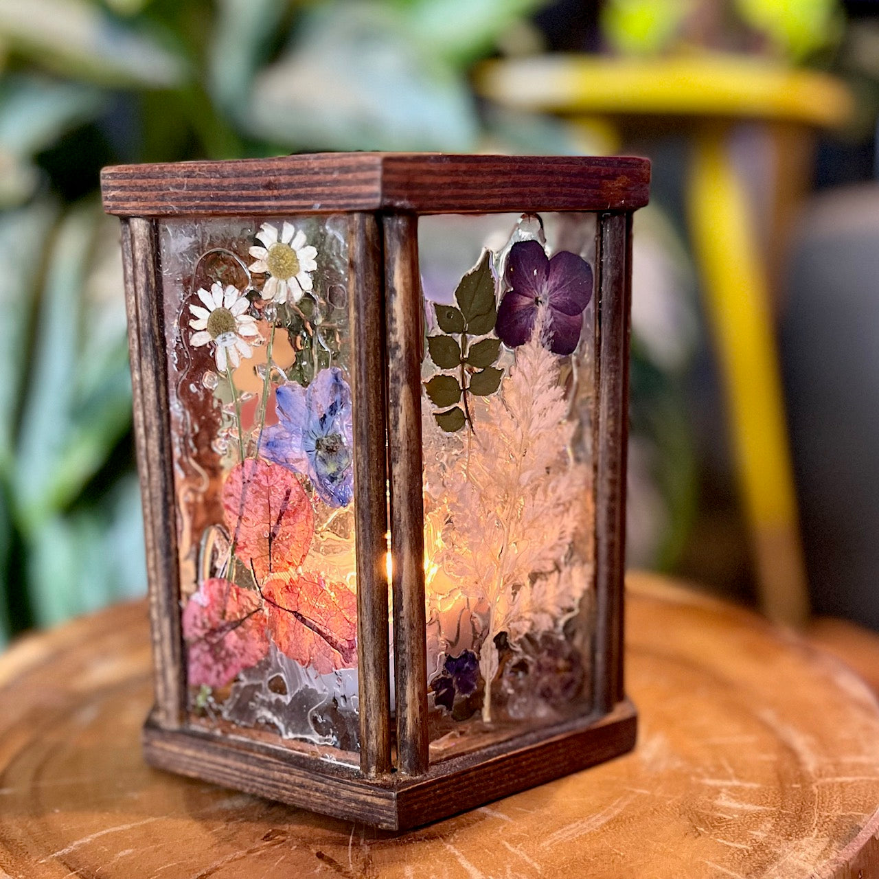 Handmade Botanical Candle Holder - The English Garden