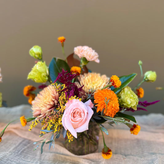 Gathering of Blooms | Designer's Choice Thanksgiving Centerpieces - The English Garden