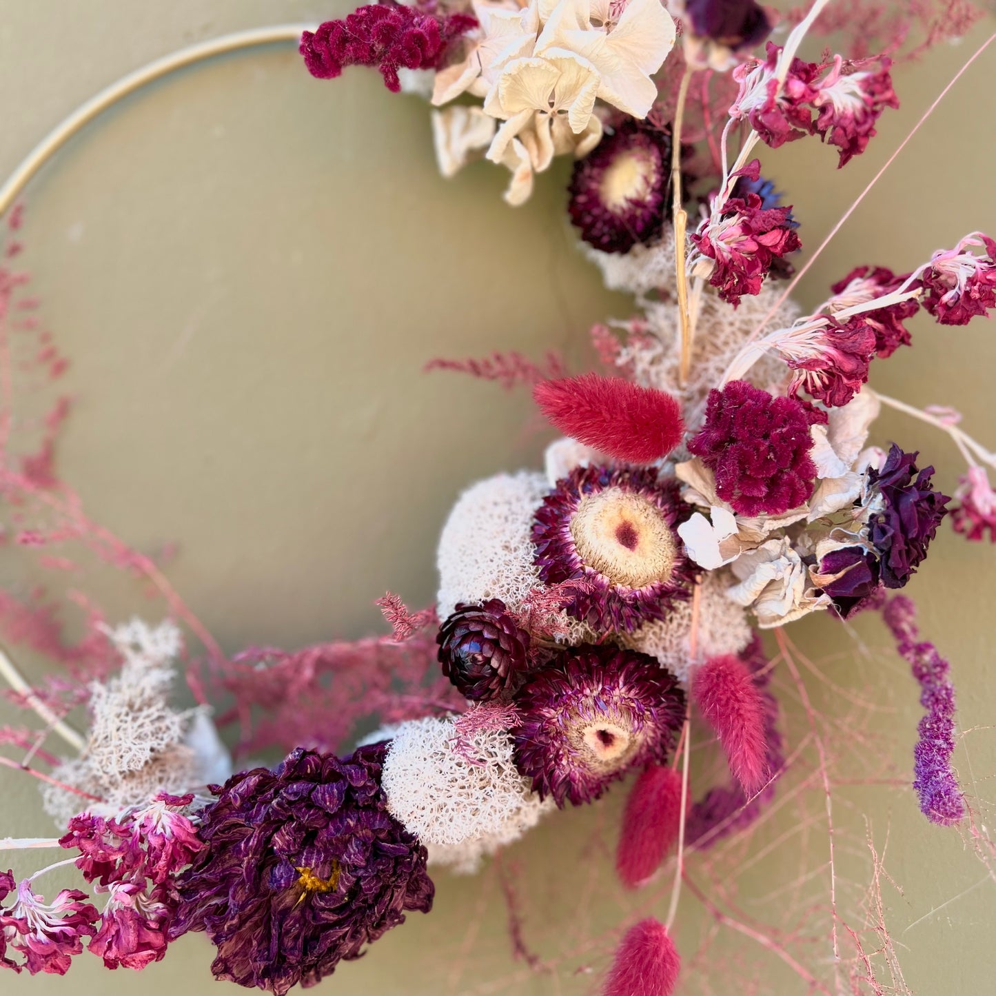 The Plum Wreath - The English Garden
