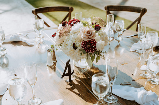 Elopement Centerpiece - The English Garden