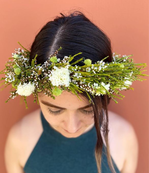 Fresh Flower Crown - The English Garden