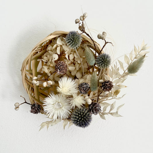 Winter Neutral Mini Wreath - The English Garden