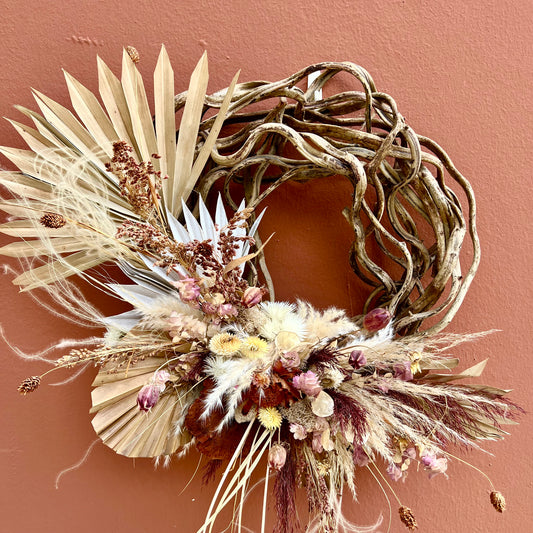 Boho Wreath | Handcrafted Wreath - The English Garden