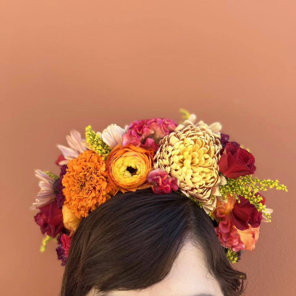 Fresh Flower Crown - The English Garden