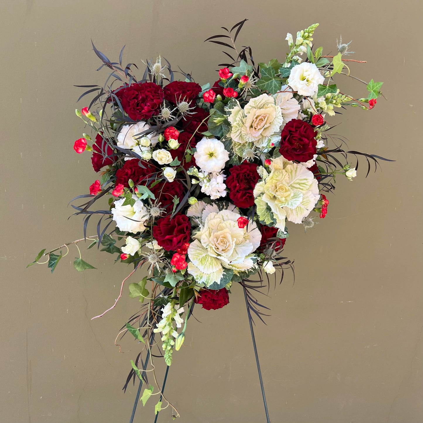Flower Heart On Easel