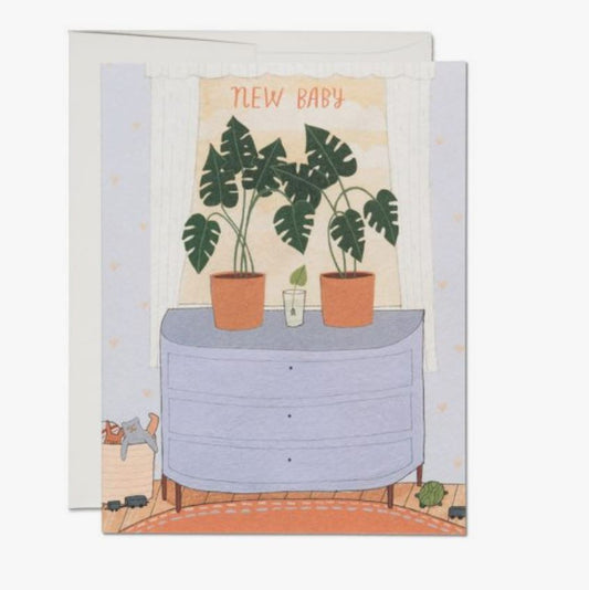 New Baby Card - The English Garden