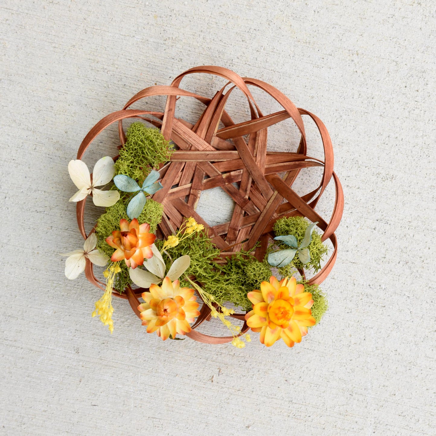 Petite Woven Wreath - The English Garden