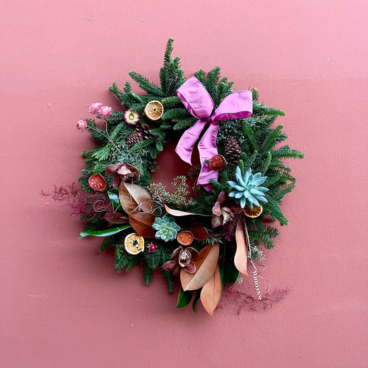 Desert Holiday Wreath - The English Garden