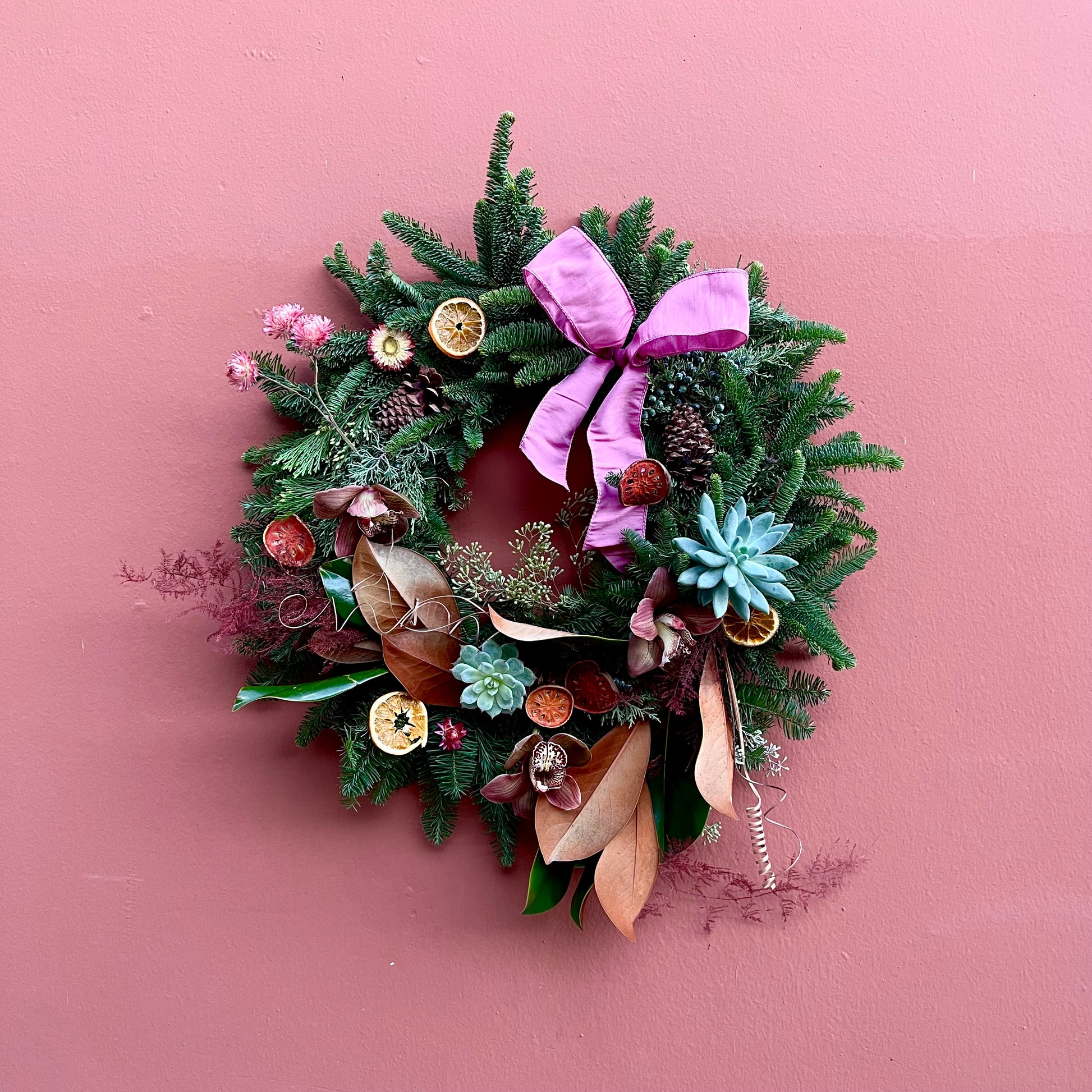 Desert Holiday Wreath - The English Garden