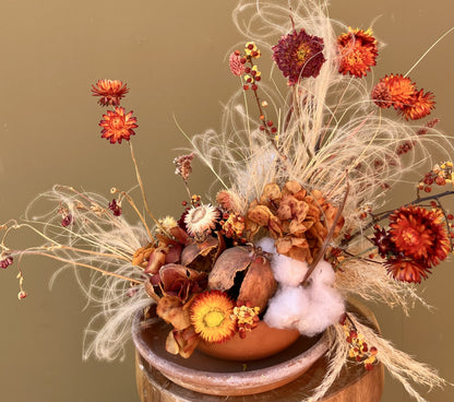 Autumn Harvest | Dried Flower Arrangement - The English Garden