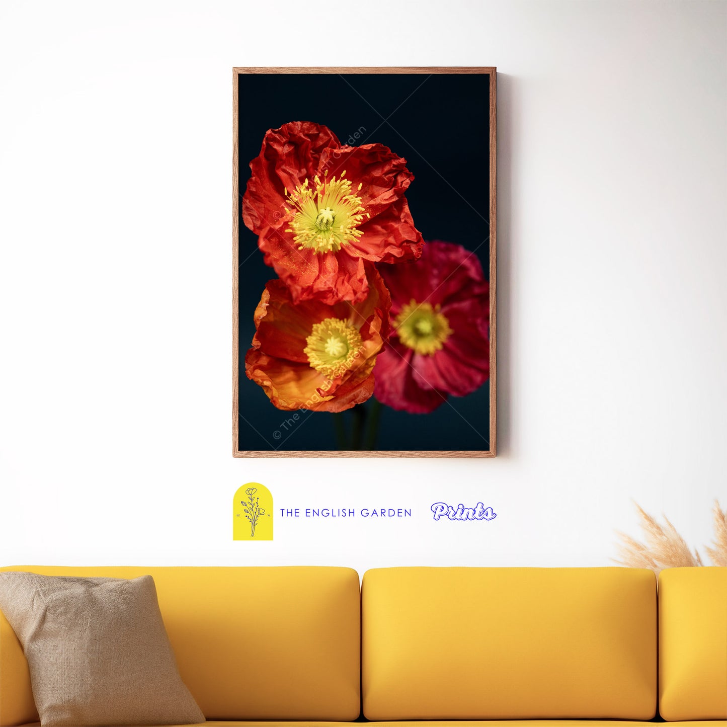 Dark Poppy Trio Print (Digital Download)