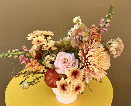 Ginger | Vibrant Floral Arrangement - The English Garden