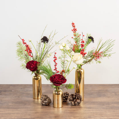 Fresh Holiday Bud Vases