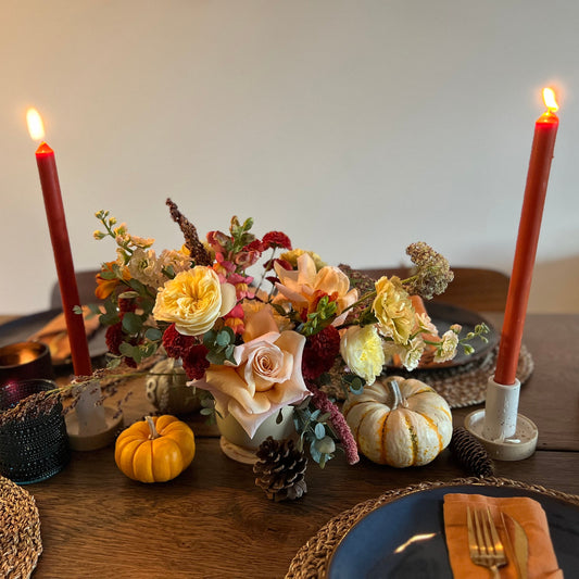 Thanksgiving Wine & Flower Design Workshop at Club 14