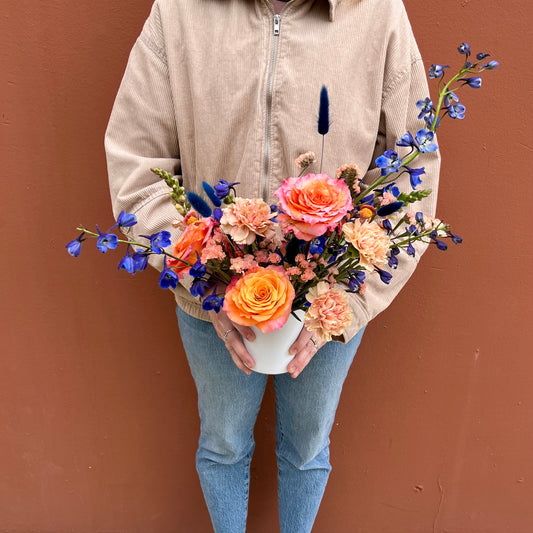 Tangerine & Cobalt - The English Garden