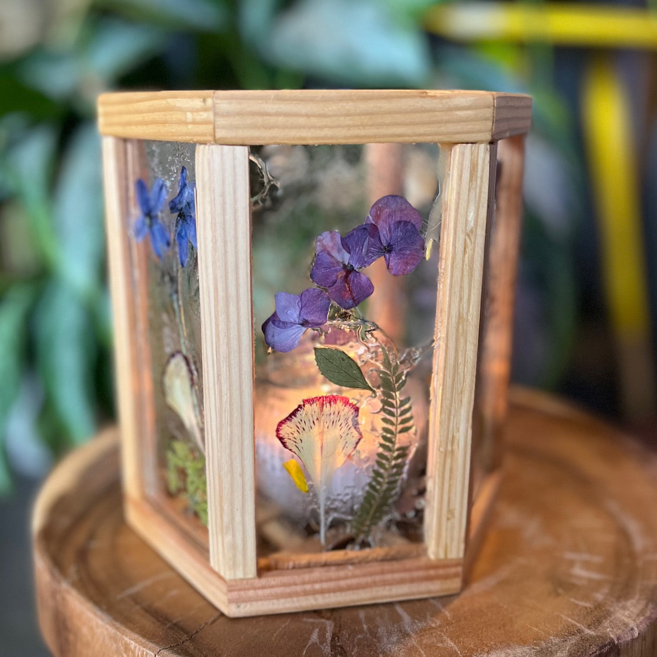 Handmade Botanical Candle Holder - The English Garden