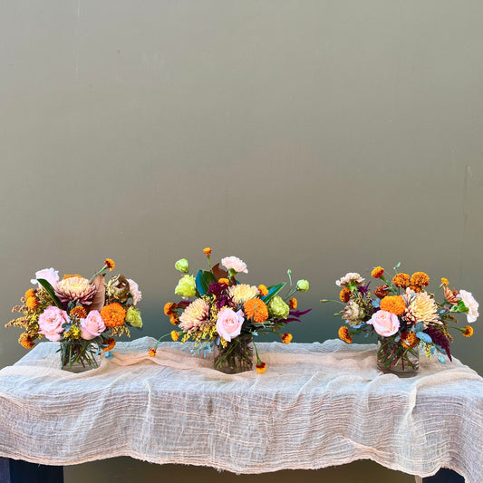 Gathering of Blooms | Designer's Choice Thanksgiving Centerpieces - The English Garden