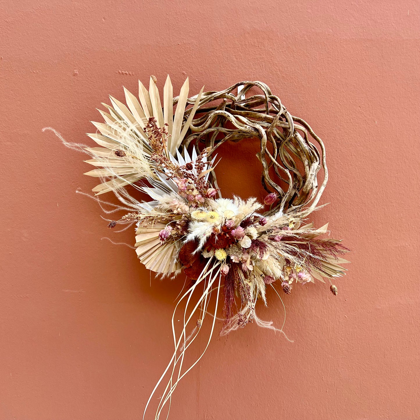 Boho Wreath | Handcrafted Wreath - The English Garden